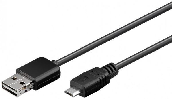 EASY USB Sync- und Ladekabel 1m, Typ A > Micro Typ B